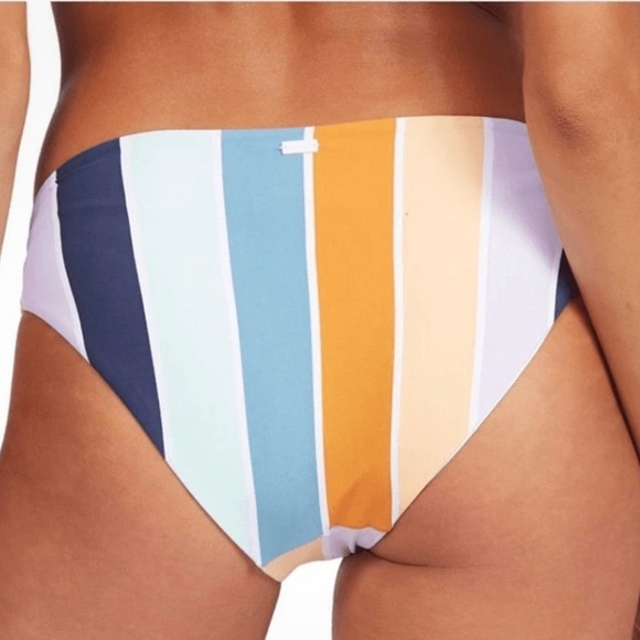 Roxy Colorful Striped Bikini Bottom - Picture 3 of 9